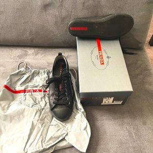Prada Nappa Aviator Nero sneakers